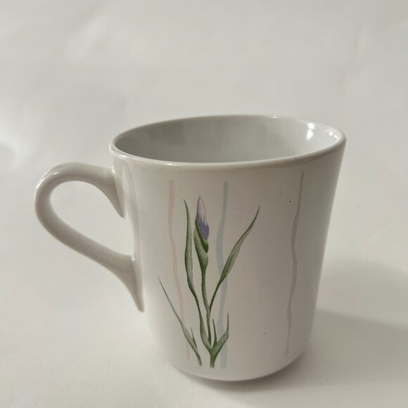 Vintage Corelle coordinates stoneware Shadow Iris Mug coffee tea cup replacement - Picture 3 of 6